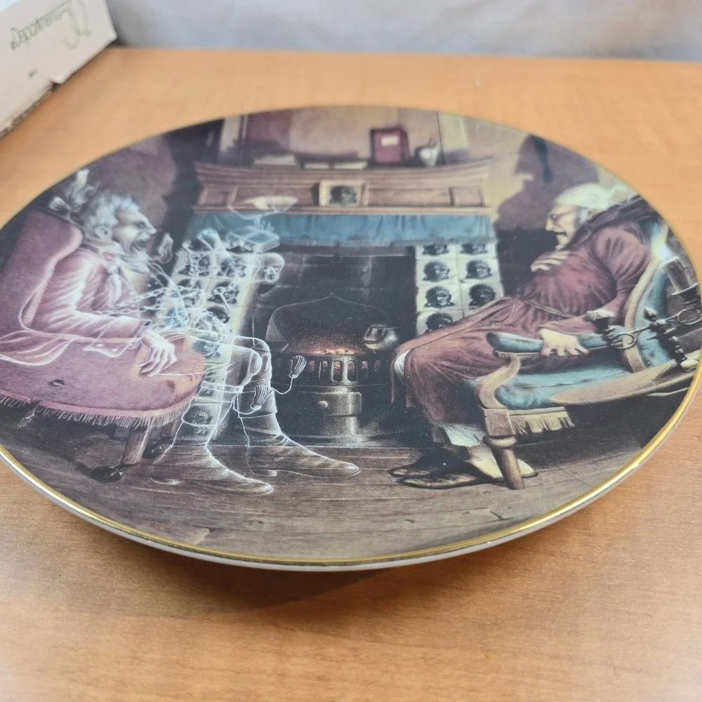 MARLEY'S GHOST APPEARS TO SCROOGE Dickens 9.5